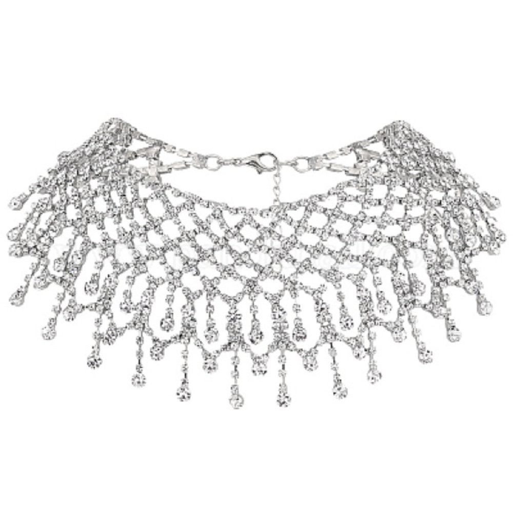 NWT 12th Tribe Rhinestone Choker Necklace